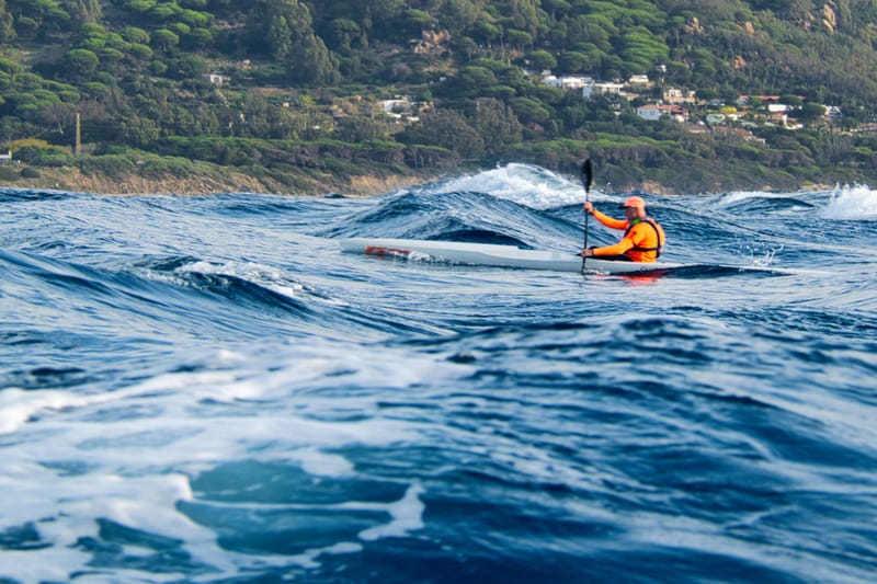 Downwind Surfski: The art of Patience