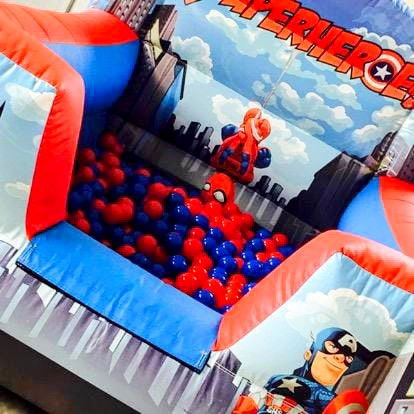 Soft Play ball pit-Superhero's