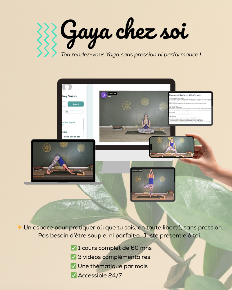 NOUVEAU !! YOGA EN LIGNE avec AUDREY