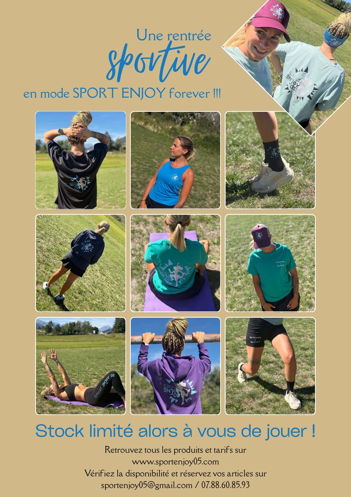 ENVIE DE SE METTRE AUX COULEURS DE SPORT ENJOY ?