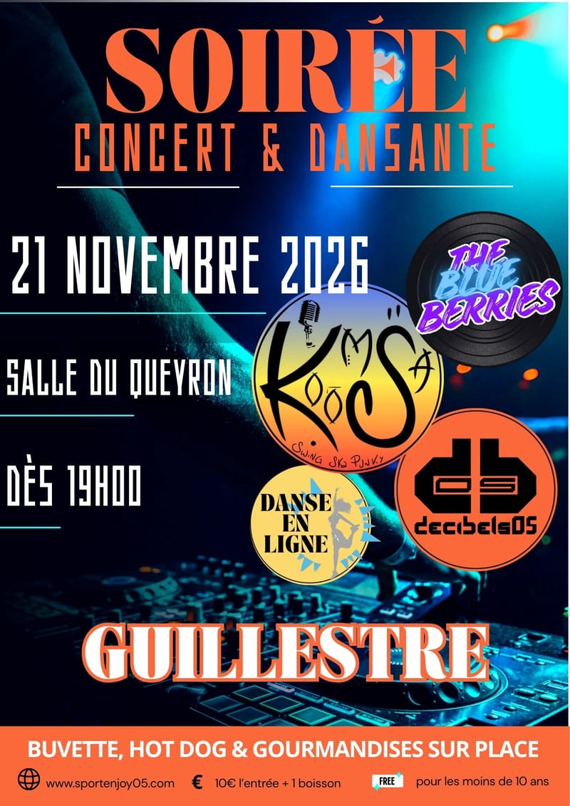 Soirée Concert & Dansante