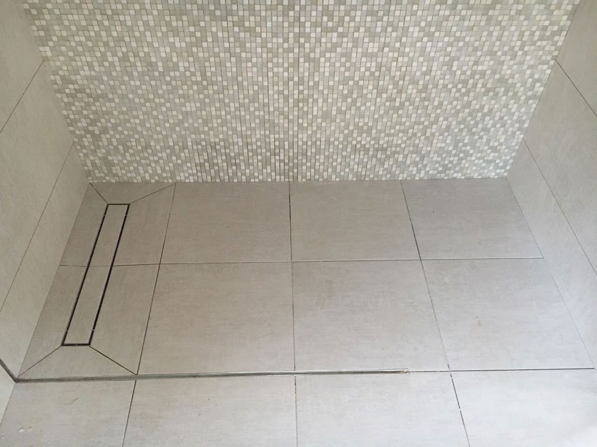tiled shower trays