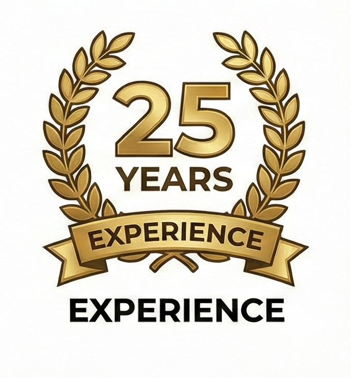 25 Years Experience
