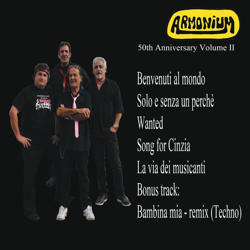 Seconda uscita discografica: ARMONIUM 50Th ANNIVERSARY Vol. II
