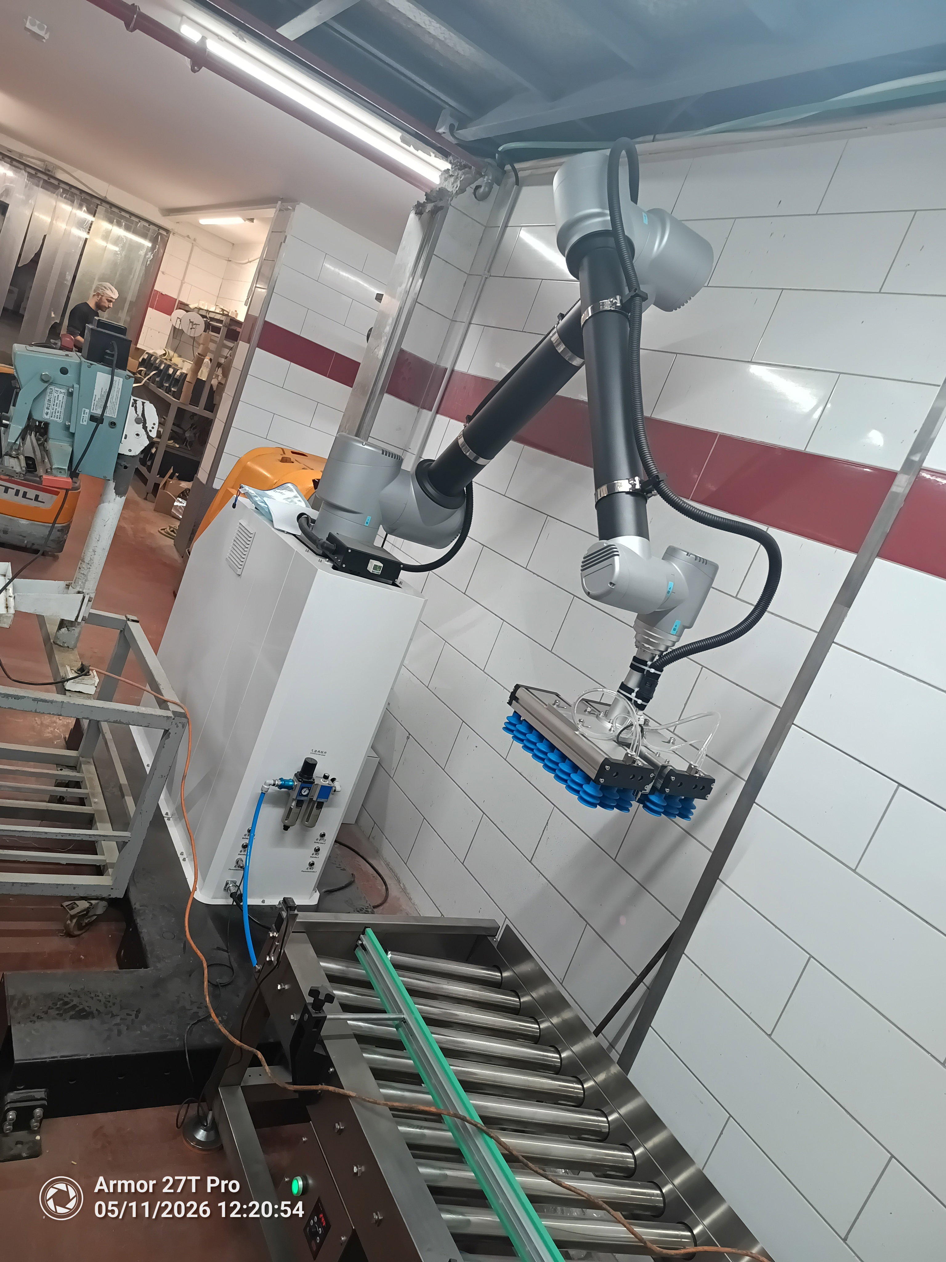 Packaging robots, including flattening and carton construction