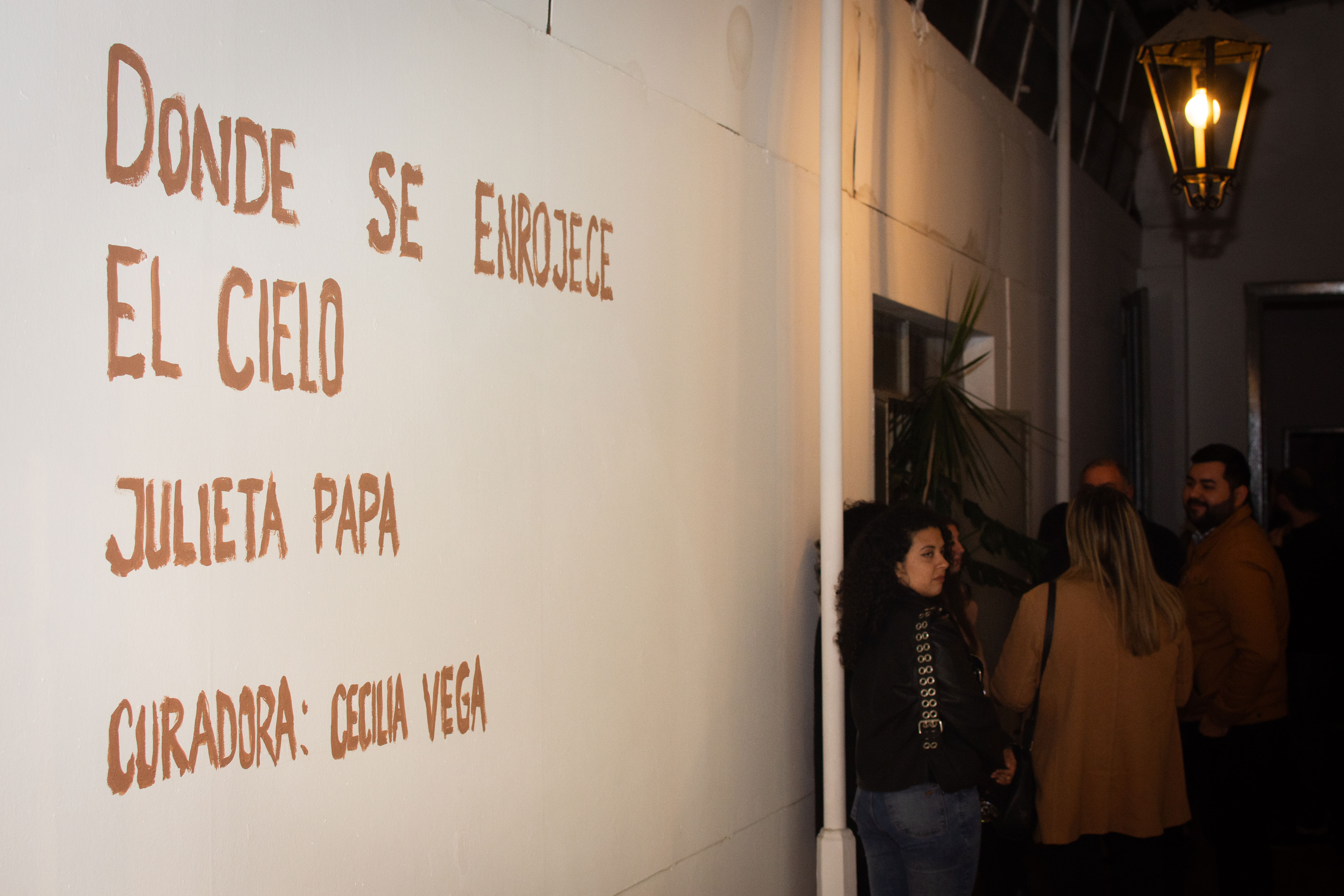 Where the sky turns red.