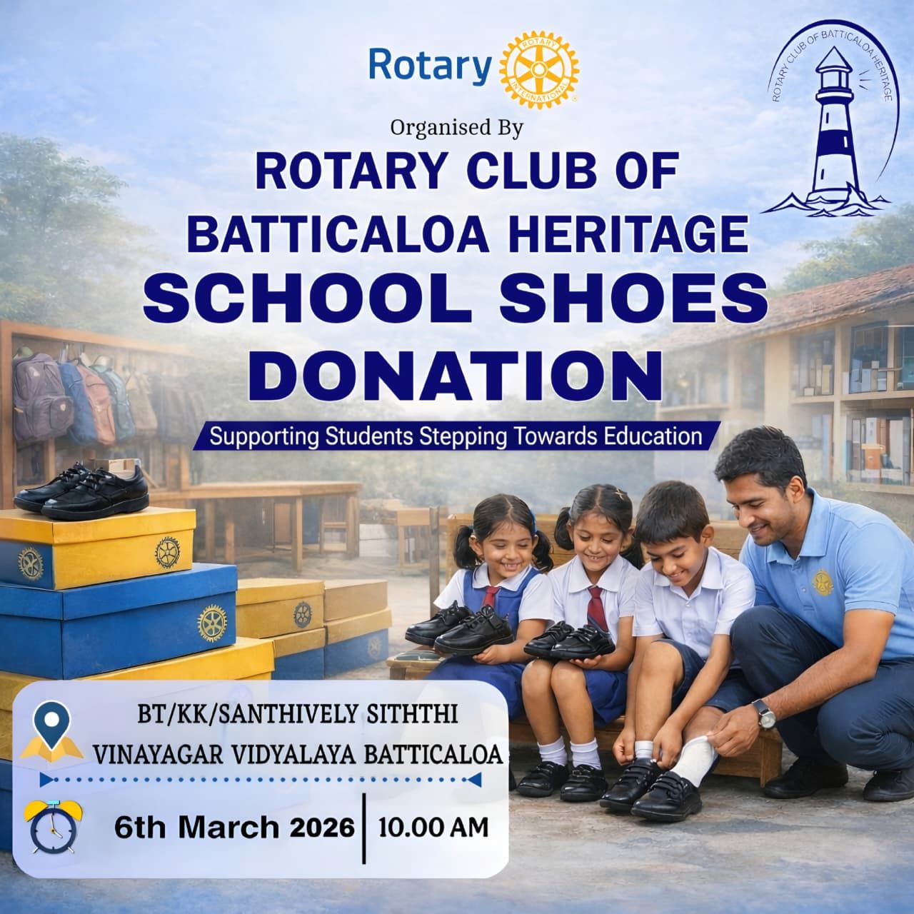 Supporting Students, Stepping Towards Education - School Shoes Donation