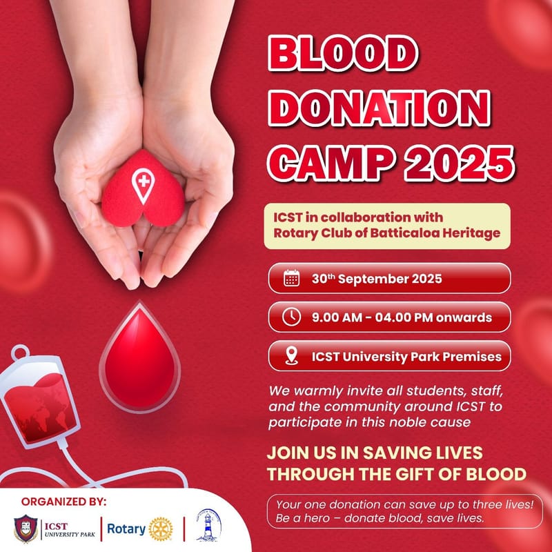 A Grand Blood Donation Campaign Unites Batticaloa for a Noble Cause