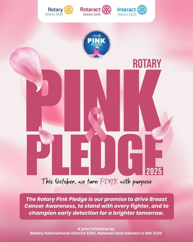 Rotary Pink Pledge | TLC Triathlon 2025