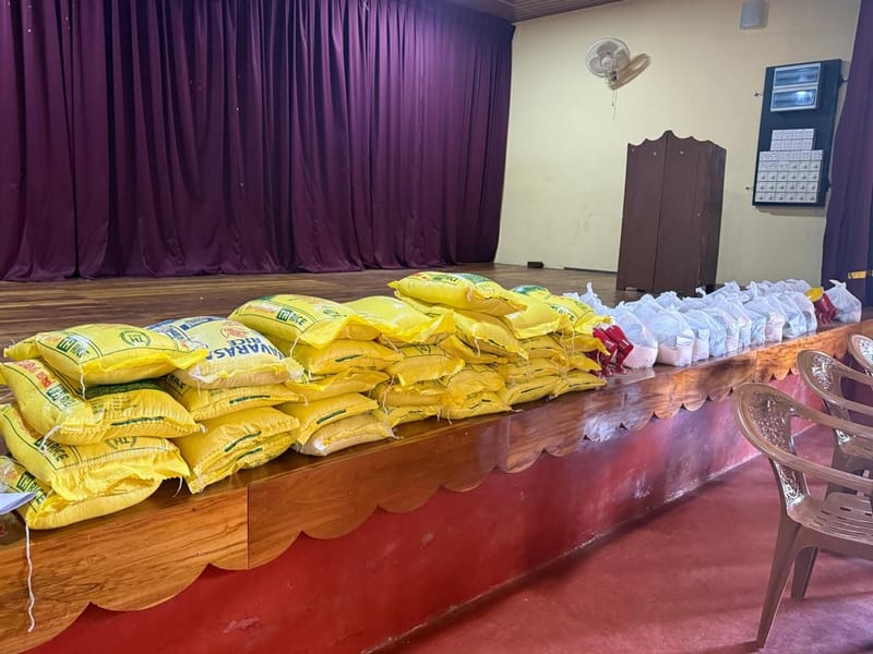Flood Relief Dry Rations Donation