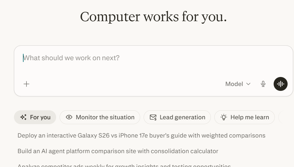 How We Use Perplexity Computer
