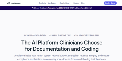 Ambience Healthcare: Can Ambient AI Make Clinical Documentation Less Burdensome?