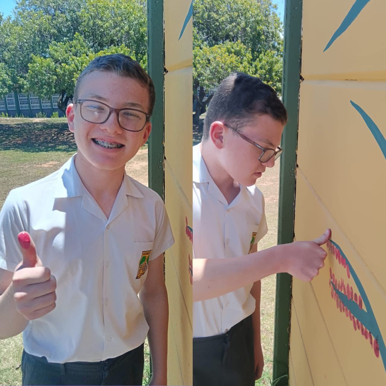 Graad 7 los hul merk by die skool