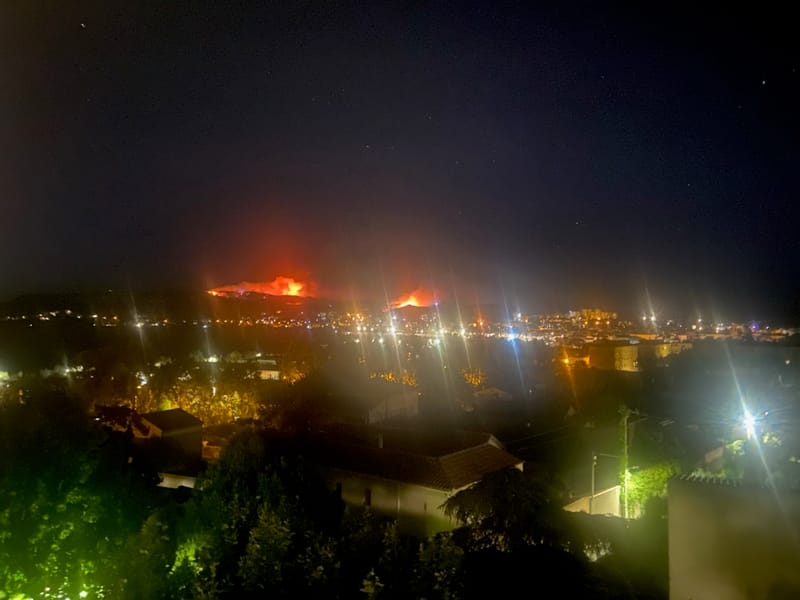 Feu 17 juillet 2025 Trou du Loup à Martigues