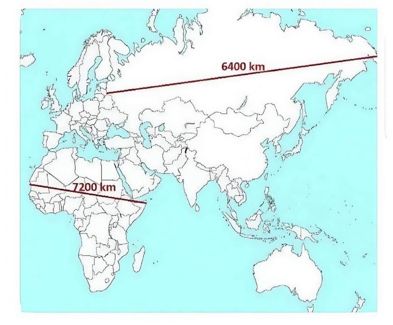 Déformation projection cartographique