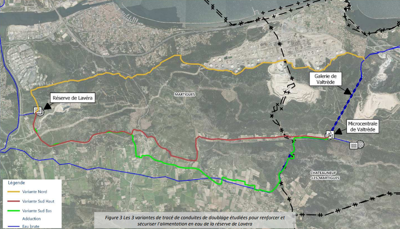 trvx adduction d'eau Saint Julien les Martigues 2025
