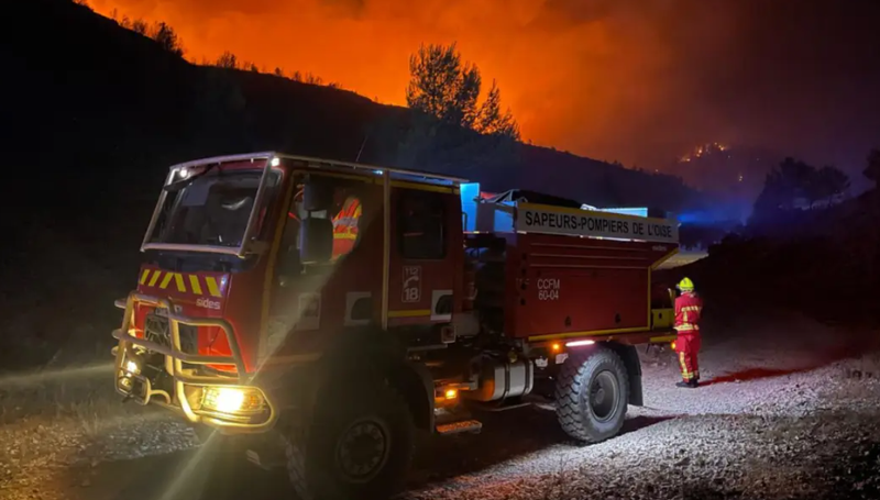 Feu 17 juillet 2025 Trou du Loup à Martigues