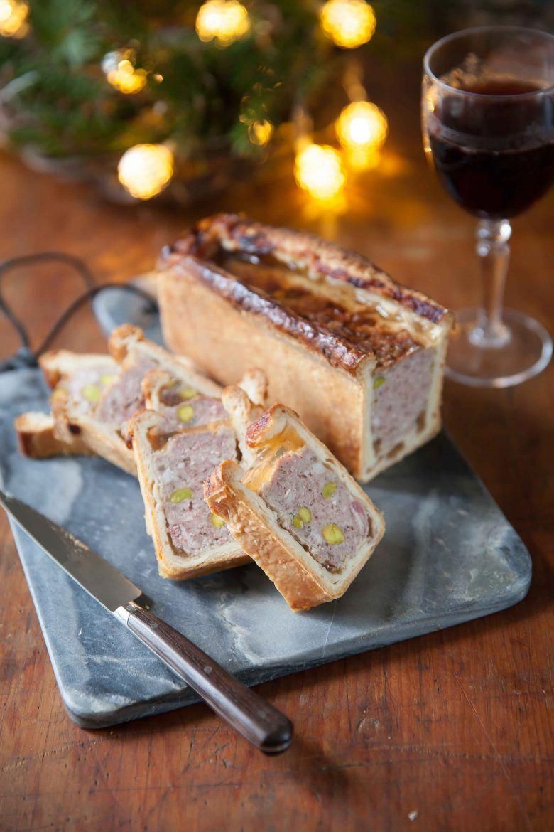 Mini pâté en croute et trilogie de crudités