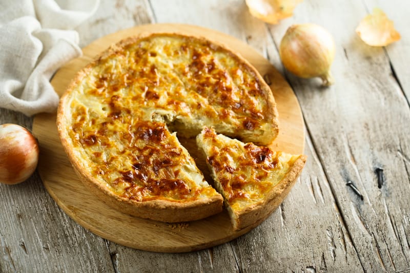 Tarte à l’oignon à l’alsacienne