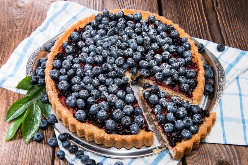 Tarte aux myrtilles à l’Alsacienne