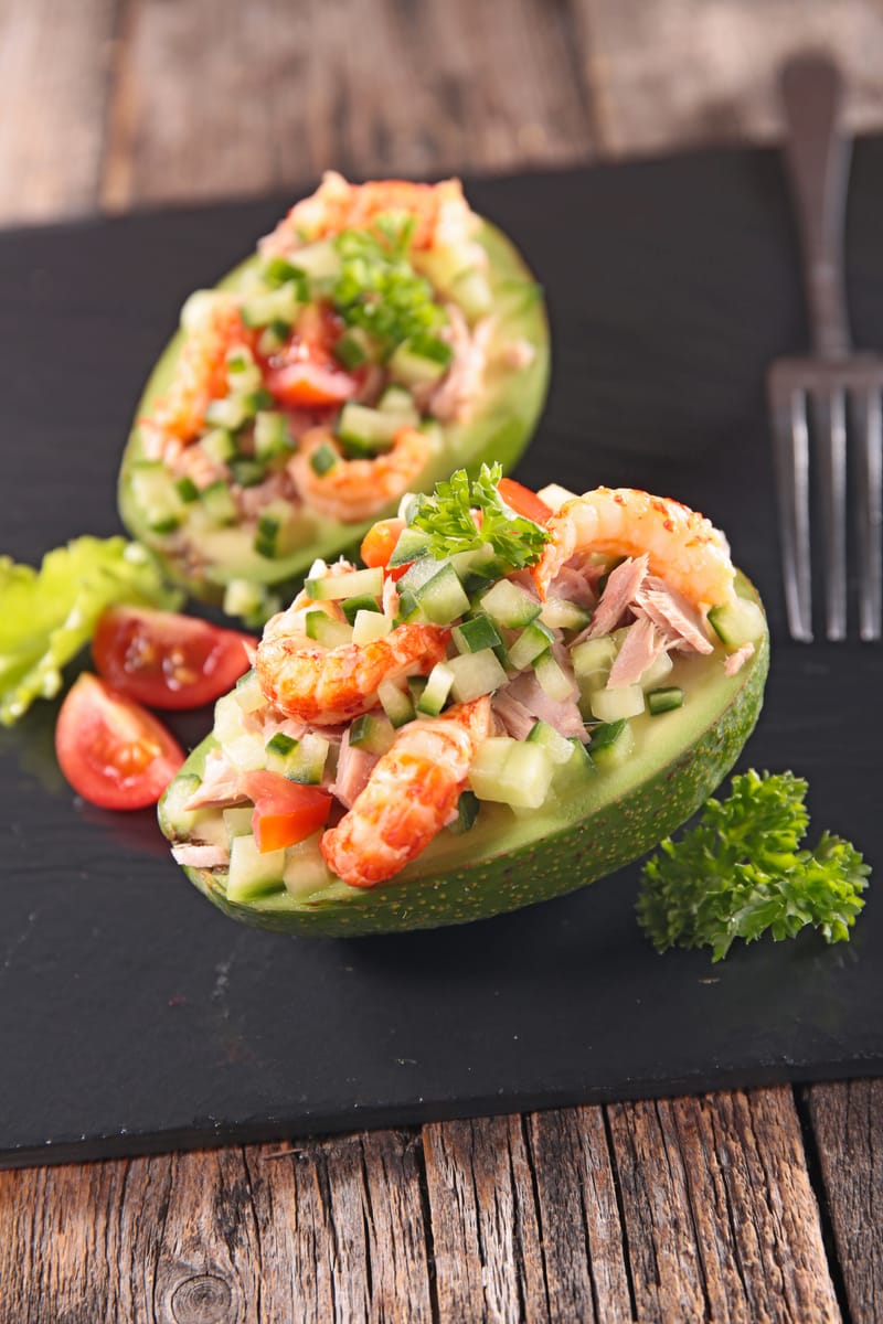 Avocat crevettes