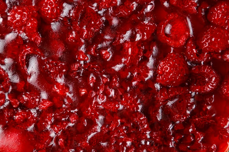 Gâteau à la framboise