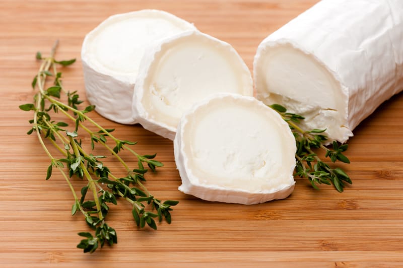 Croustillant de chèvre chaud et salade automnale