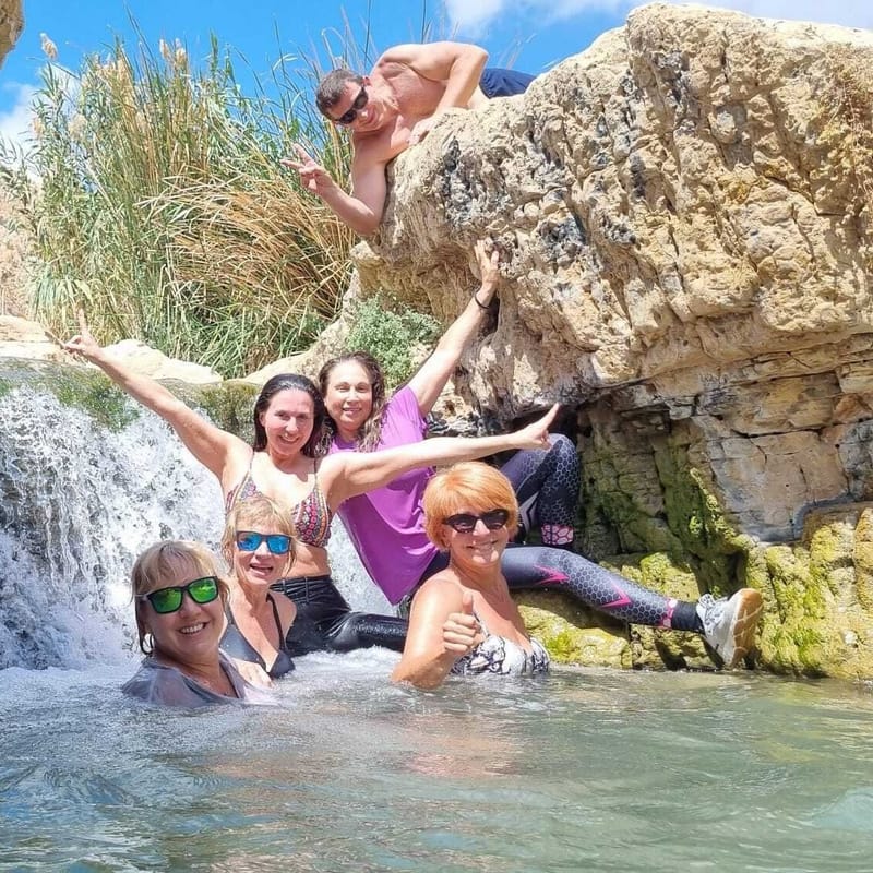 Аквапарк Иудейской пустыни - нахаль Прат - 8-9 км