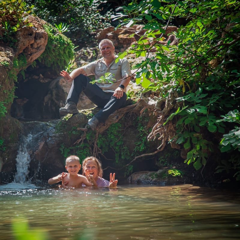 Поход по водному ущелью от Эйн Хардалит до Эйн Зив- средний 12 км.