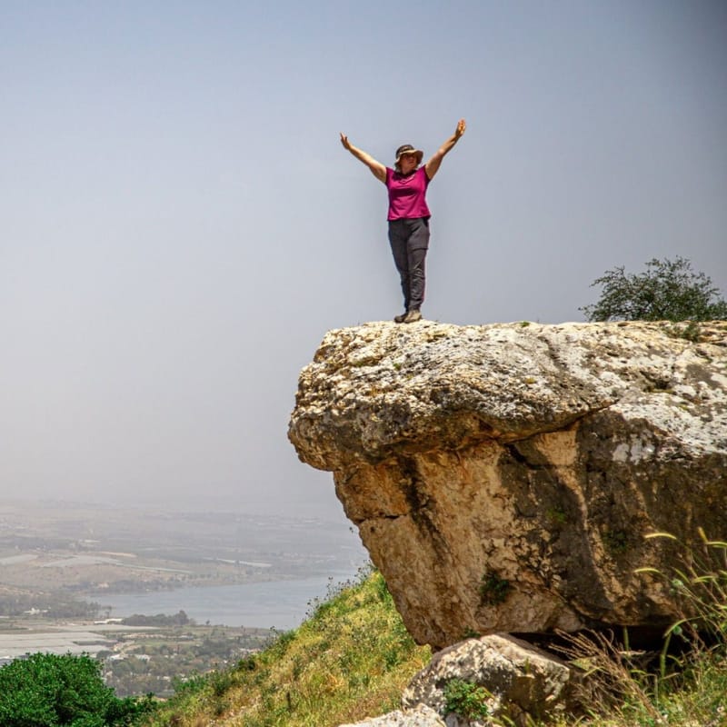 Праздник Песах. Галилейской тропой от Арбеля до Кинерета. средний 10 км.