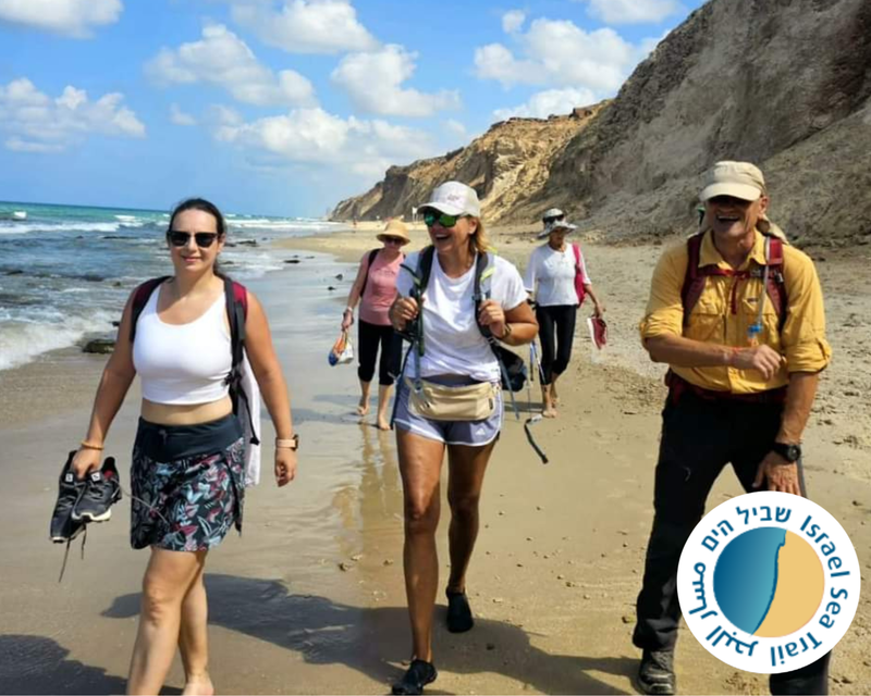 Седьмой отрезок морского трейла "Швиль а-Ям" протяженность 12 км - легкий.