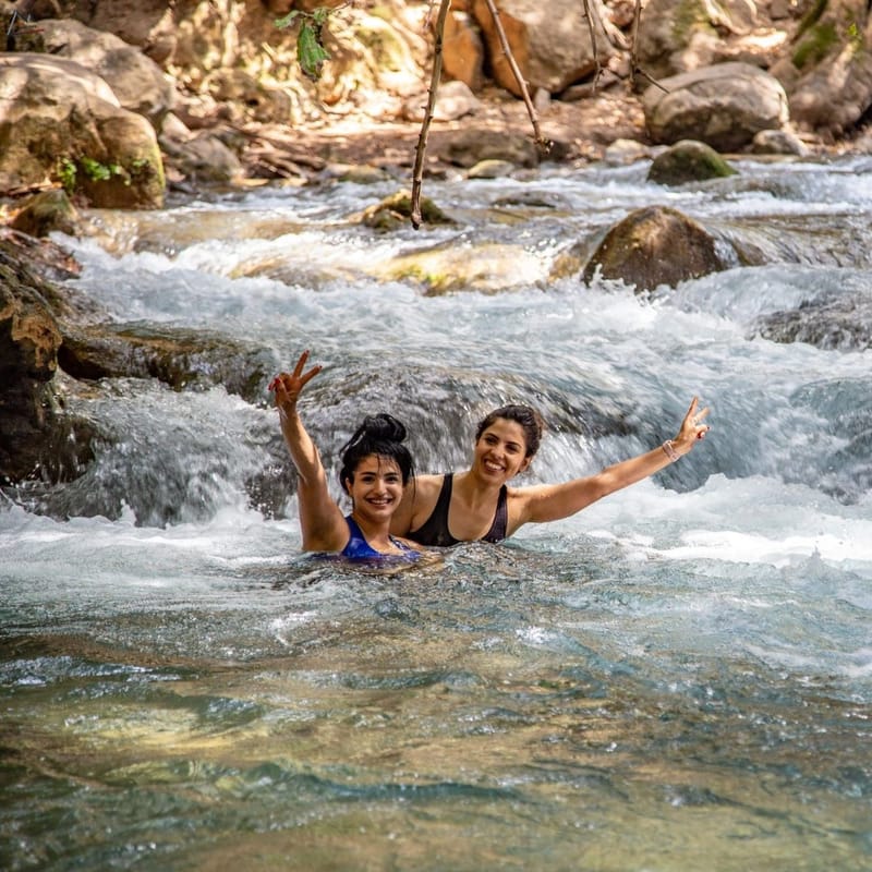 Пеший водный маршрут по Нижнему Хермону к слиянию с Иорданом. 10-12 км