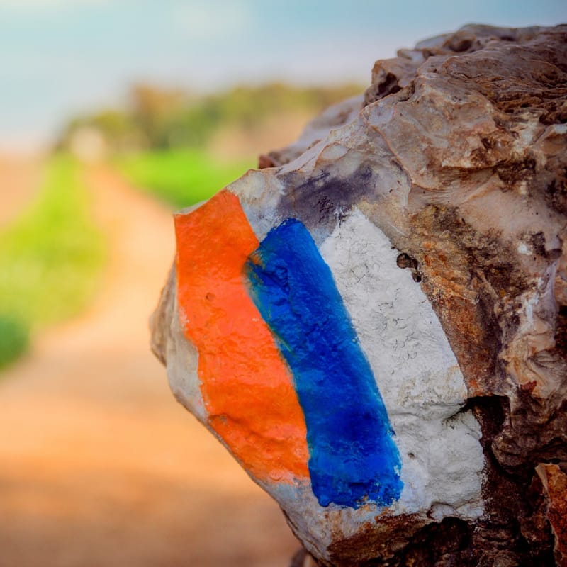 Идем Тропой Израиля - от Тель Кешет до Бейт Кама -30 участок протяженность 18 kм.