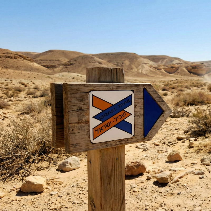 Идем Тропой Израиля - от Арада до Брихат Цфира 34 участок, протяженность 17 kм.