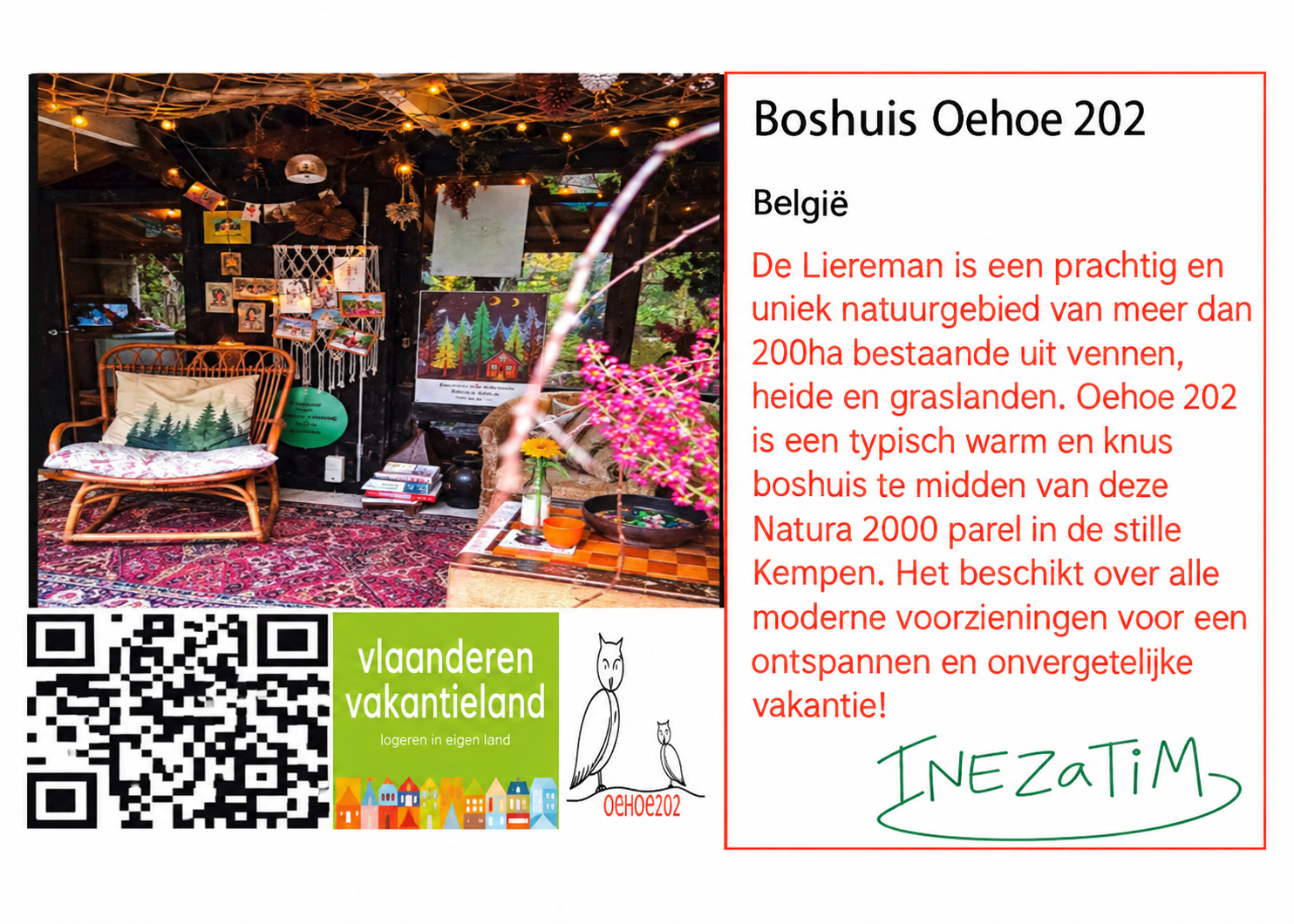 Boshuis België in de Belgische Kempen