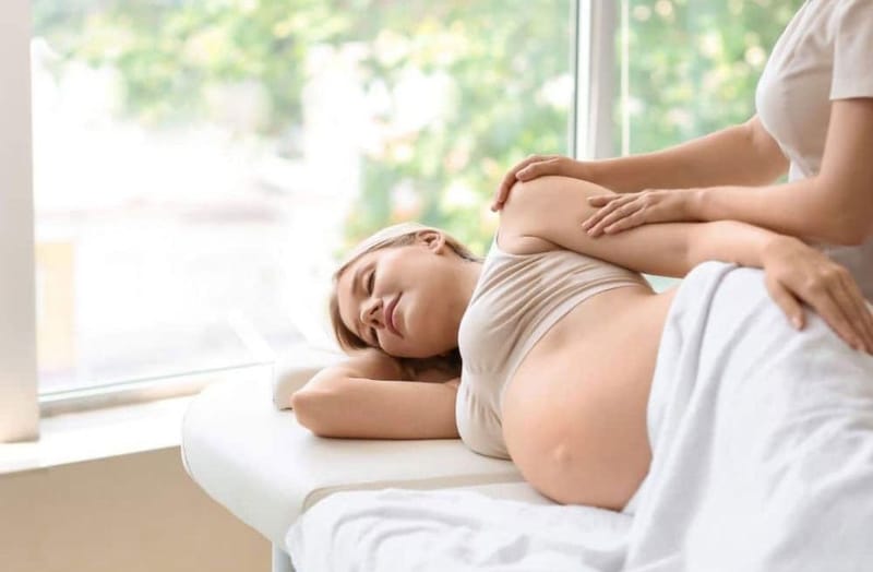 Schwangerschaft Massage