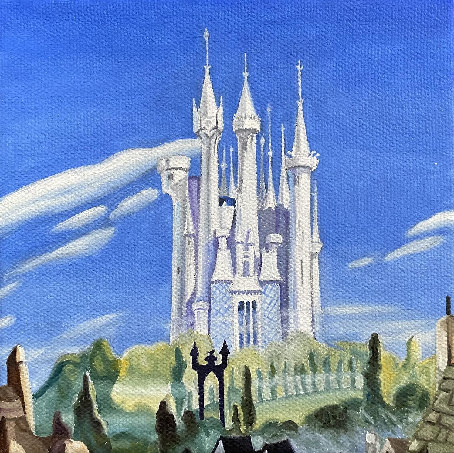 Cinderella's castle from Disney's Cinderella