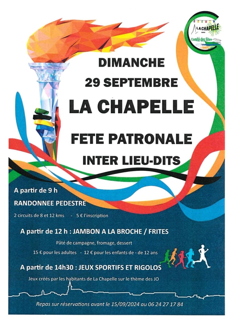Fête patronale La Chapelle