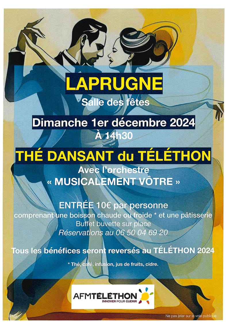 Thé Dansant Téléthon