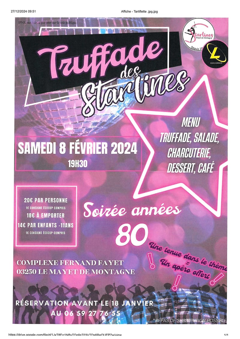 Truffade des Starlines