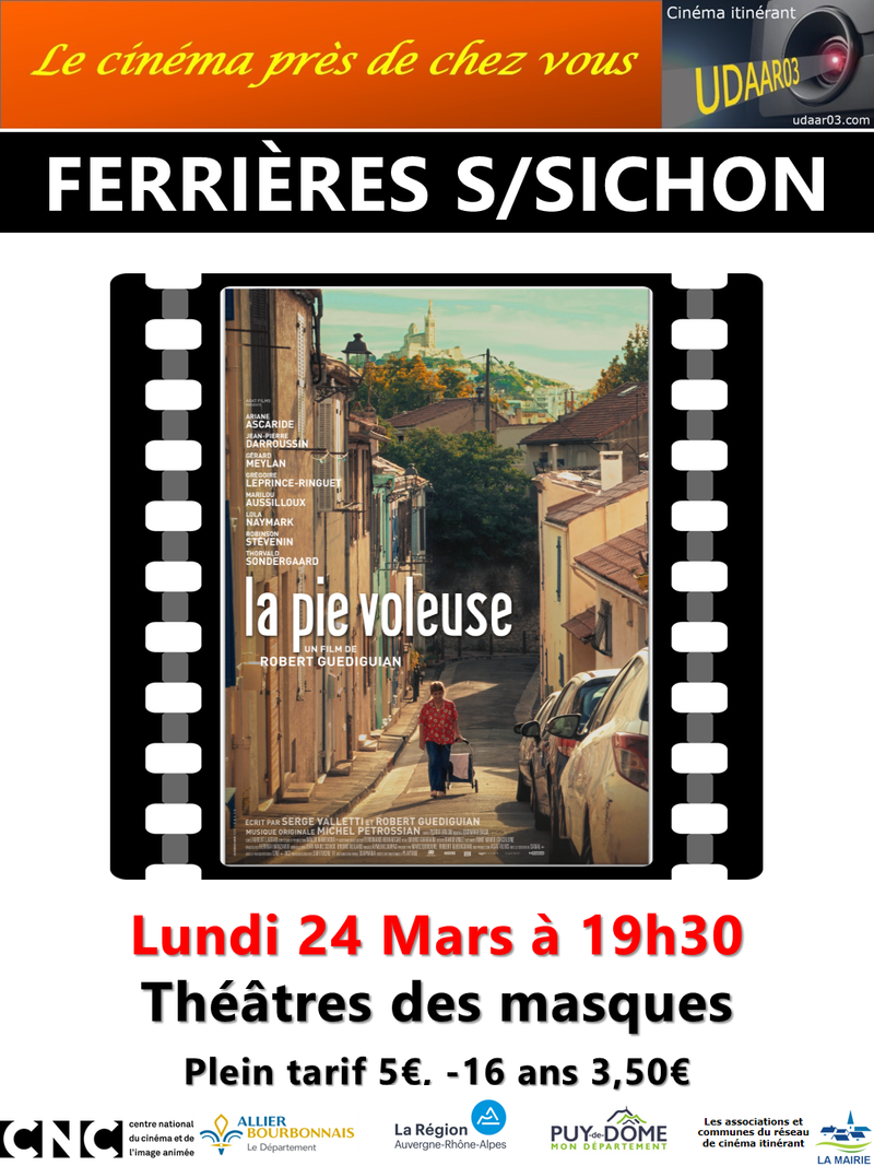 Le Cinéma près de chez vous : Ferrières Sur Sichon