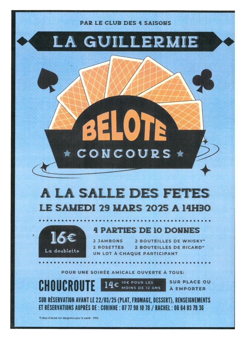 Concours Belote