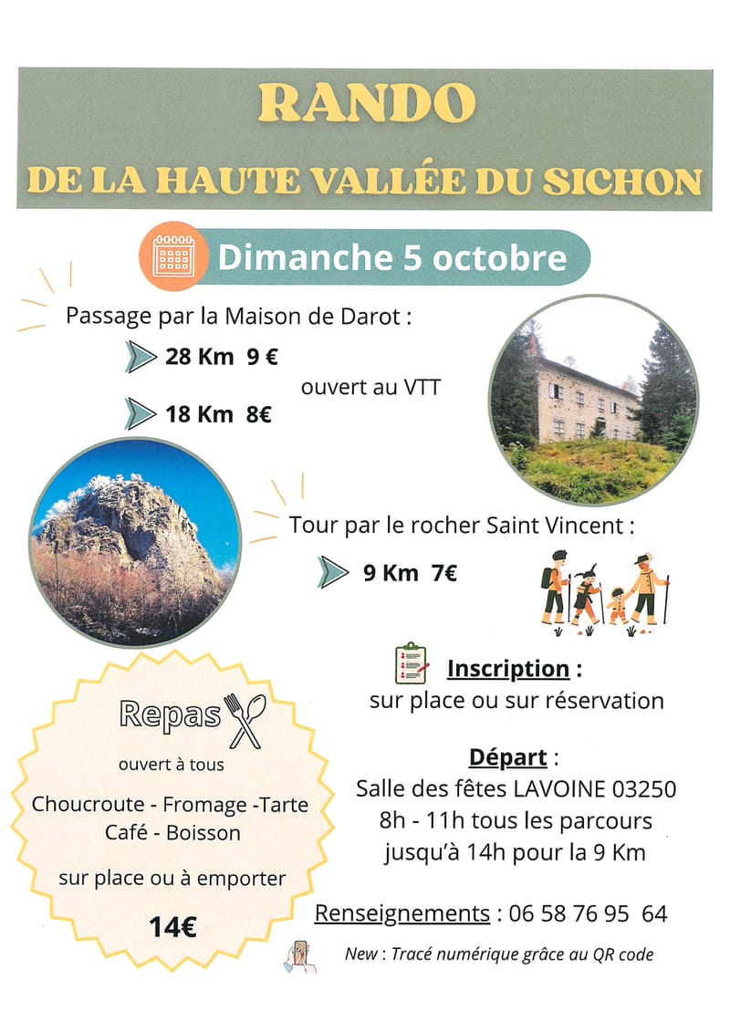 Rando de la Haute Vallée du Sichon