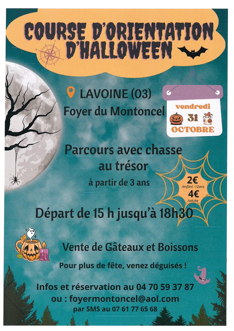 Course d'orientation d'Halloween