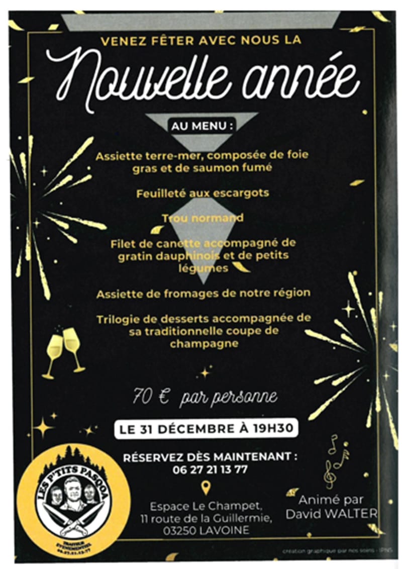 31 décembre 2025 à Lavoine