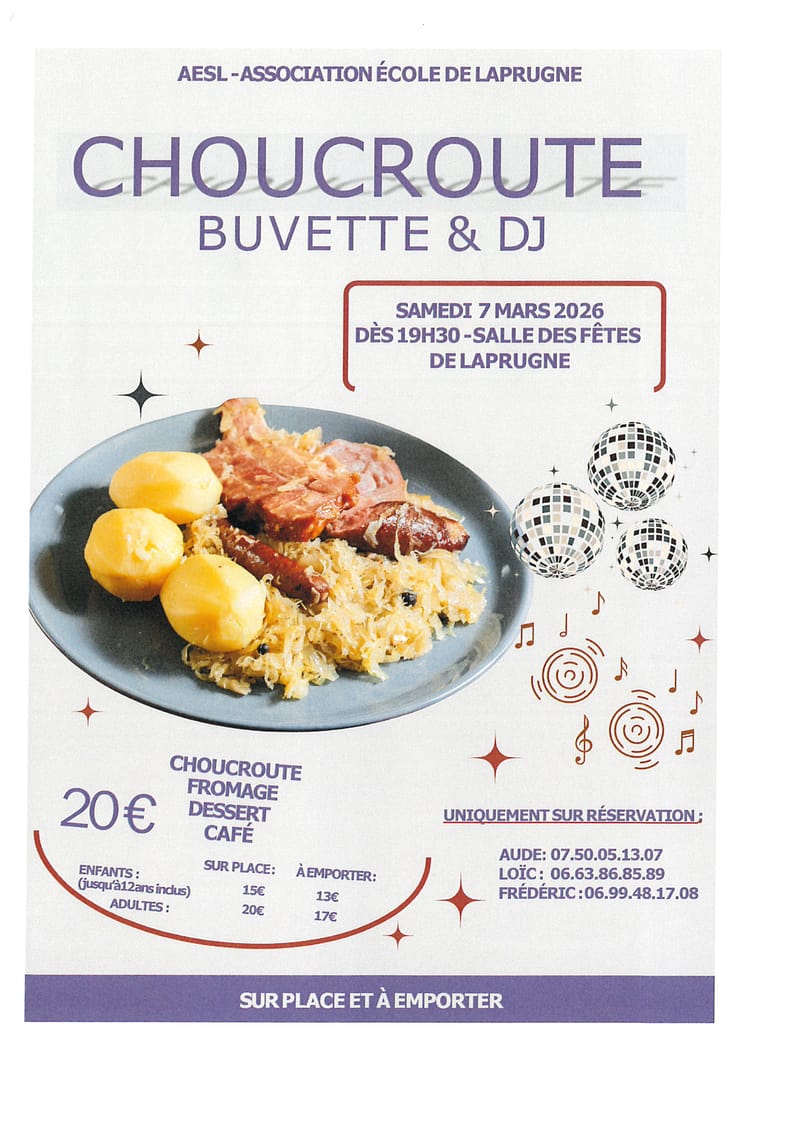 CHOUCROUTE LAPRUGNE