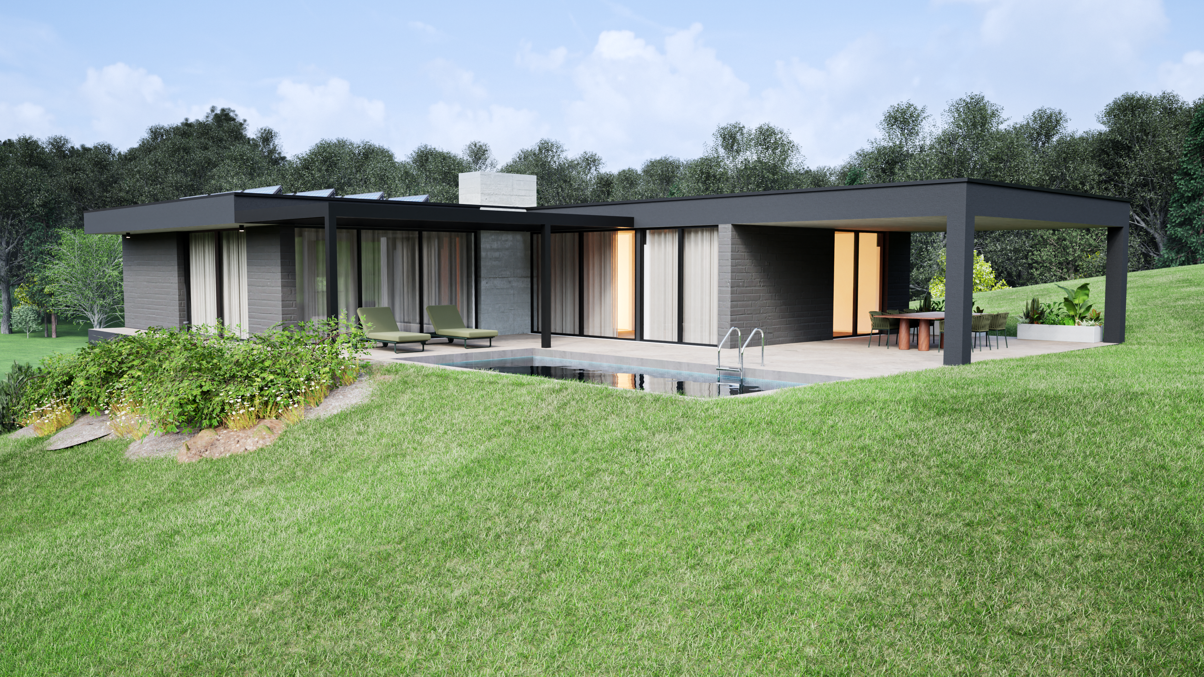 Ostra Horka, HOUSE STUDY