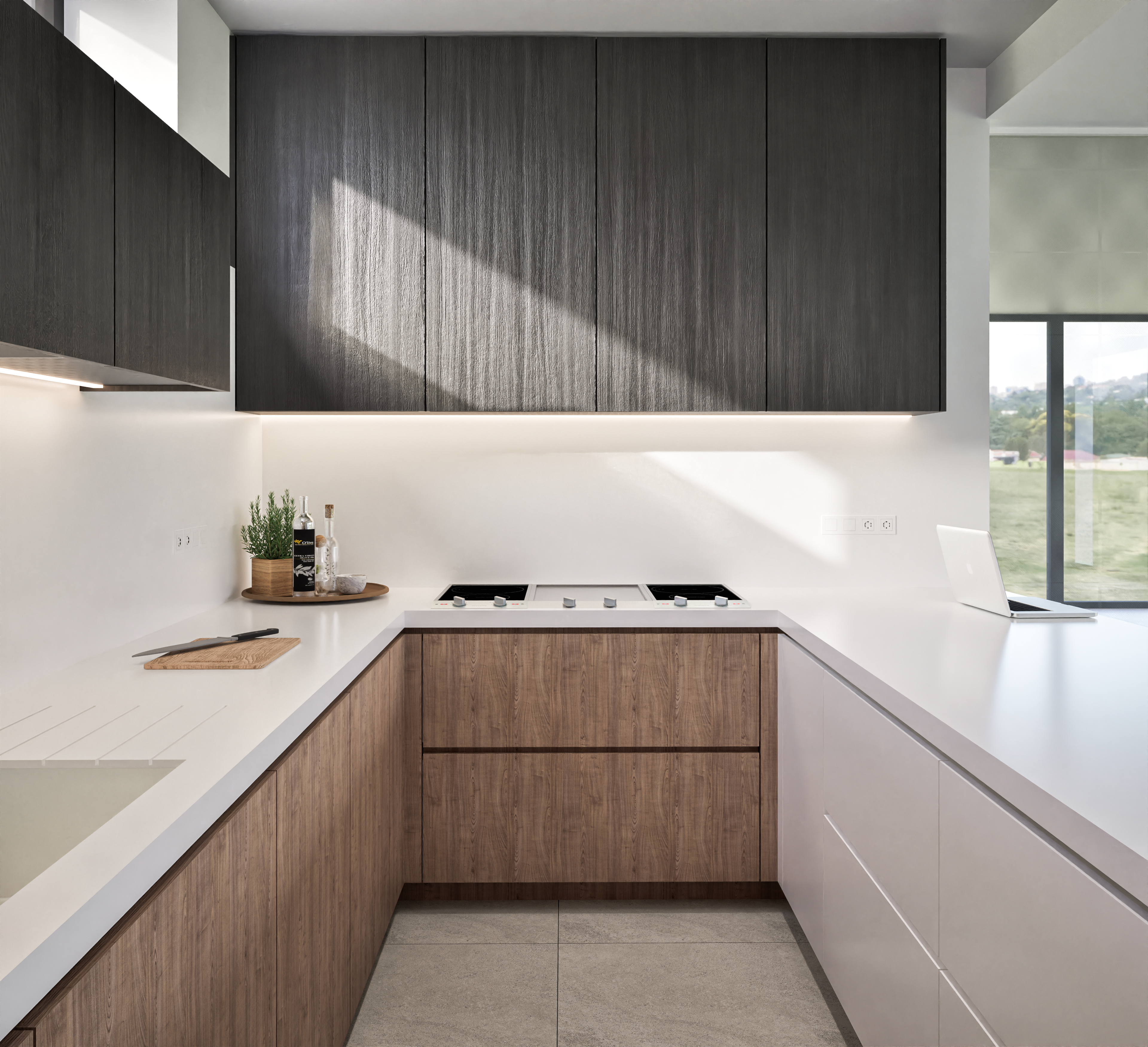 New Kitchen in a modern concept
