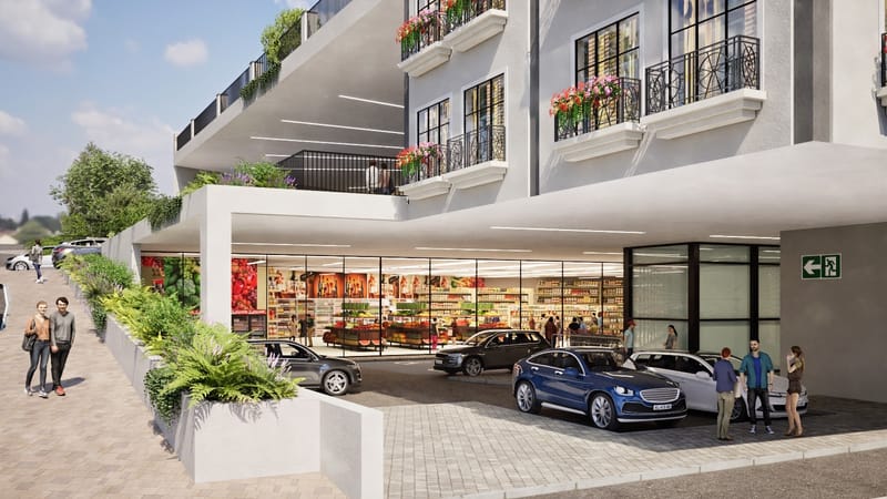 מגרש לבנית מגורים ומסחר