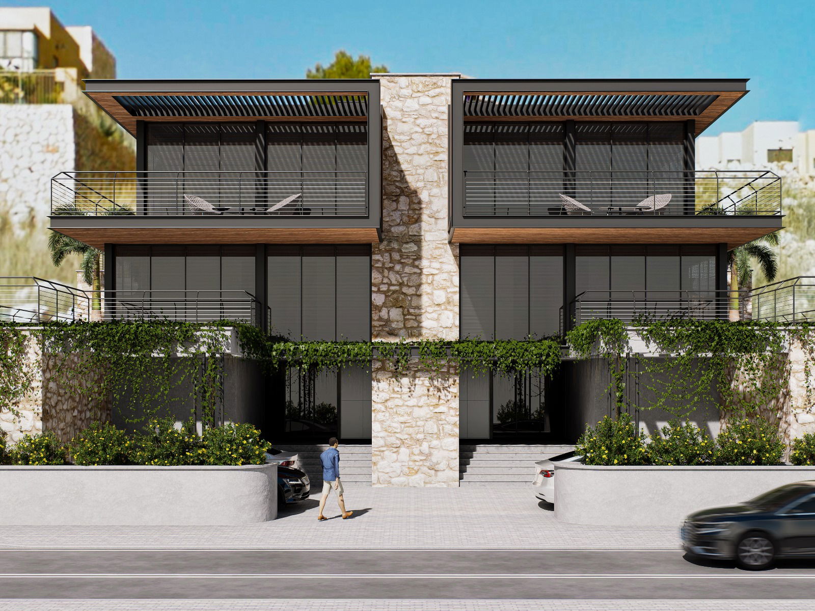 Luxurious plot for the construction of two luxurious villas in Safed